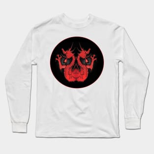 Red Chinese dragon, classic and vintage, the symbol of China Long Sleeve T-Shirt